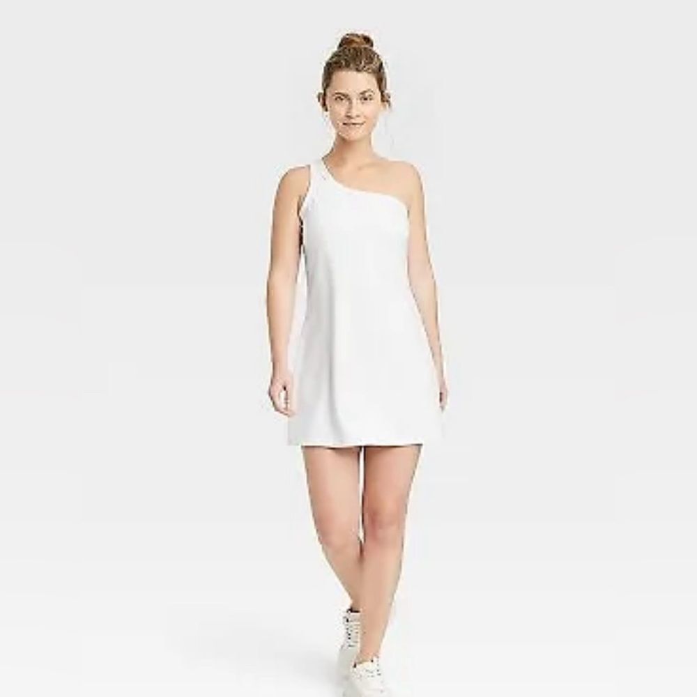 All in Motion White Women's Asymmetrical Dress NWT XL